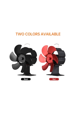 Xiyyadms "taşınabilir 6 Kanatlı Isıtıcı Fan - Şömine Ve Soba İçin Sessiz Çalışma, Aşırı Isınma Korumalı"