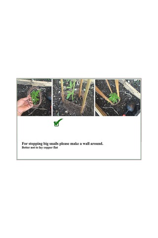 Salyangoz Önleme Bakır Ağı, Haşere Kontrolü İçin Bakır Tel Hkkk