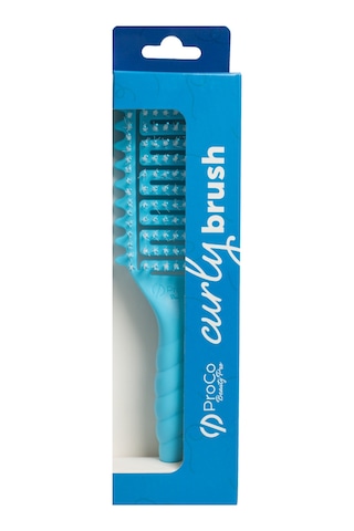 Proco Beauty Proco Beauty Pro Curlybrush - Mavi - Kıvırcık Saçlar İçin Bukle Belirginleştirici Saç Fırçası