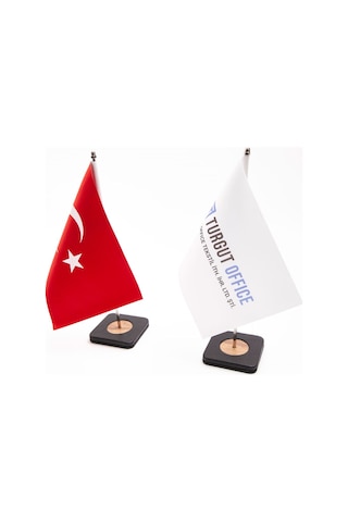 Turgut Office Masaüstü İkili Bayrak Seti