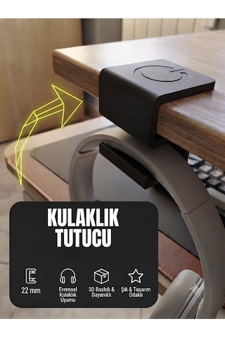 Masa Kulaklık Tutucu