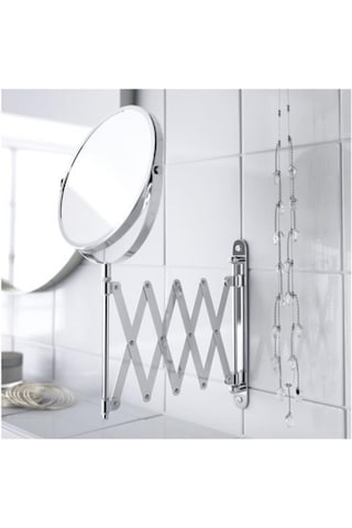 Cousinss Akordiyon Ayna Banyo Aynası Makyaj Tıraş Aynası Büyüteçli