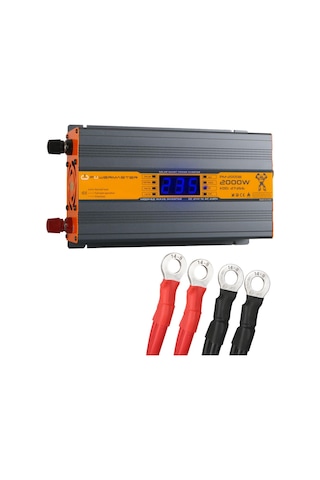Powermaster Pm-2000b 24 Volt 2000 Watt Led Ekranlı Power Inverter