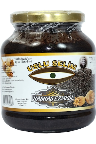 Haşhaş Ezmesi Siyah 350 Gr.cam Kavanoz Uşak Yöresi Haşhaş Ezmesi Siyah 350 Gr.cam Kavanoz Uşak Yöresi