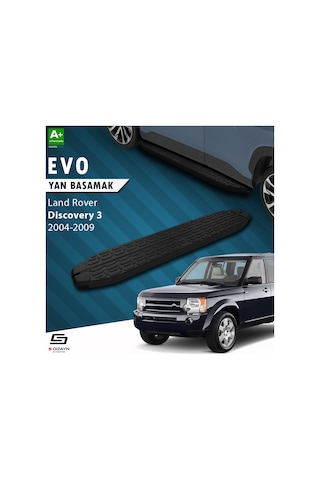 S-dizayn Land Rover Discovery 3 Evo Siyah Yan Basamak 193 Cm 2004-2009