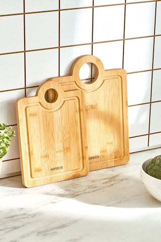Karaca Alis Bamboo 2'li Pro Kesme Tahtası