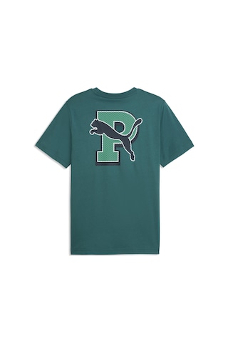 Puma Graphic Erkek Yeşil Günlük Stil T-shirt 69177641