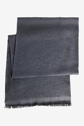 Erkek Antrasıt Grı Desenli Sıcak Tutan Atkı Antrasıt Grı