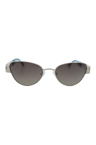Flirt Fl 971 120g 54 Kadın Oval Gold Metal Güneş Gözlüğü Altın