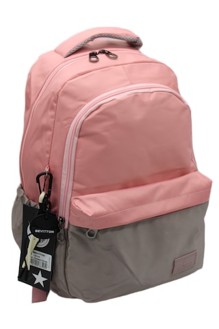 2200 Hafif Kullanışlı Okul Sırt Çantası Unisex Okul Çantası Vizon - 124-Pembe