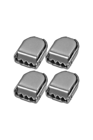 Akıllı Kilitli Ayarlanabilir Siyah 6 Mm Lastik Pratik Bağcık 1 Çift Siyah