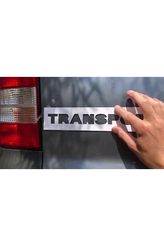 Vw Volkswagen Transporter T4 T5 T6 Krom Abs 3M 3D Bagaj Yazı Logo