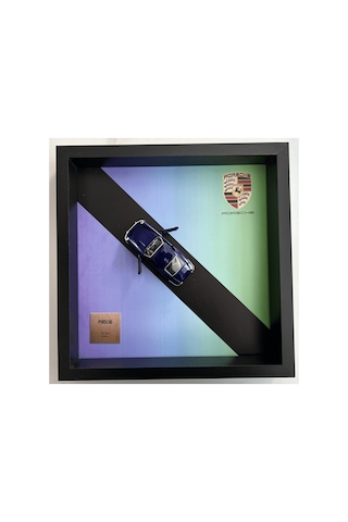 35 35cm 3d Çerçeveli Diecast Model Araba -shadowbox, 5 Cm Derin Çerçeveli, Ofis Dekorasyon 57723802
