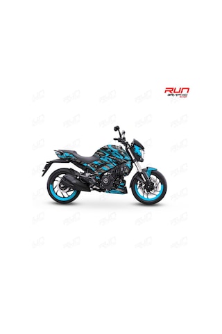 Bajaj Dominar 400-250 Line Graphic Kit Sticker Set Mavi