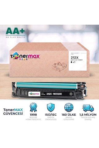 Hp 212x W2120x Siyah Uyumlu Toner Aa Plus / Color Laserjet Enterprise M554 / M555 / Mfp M578