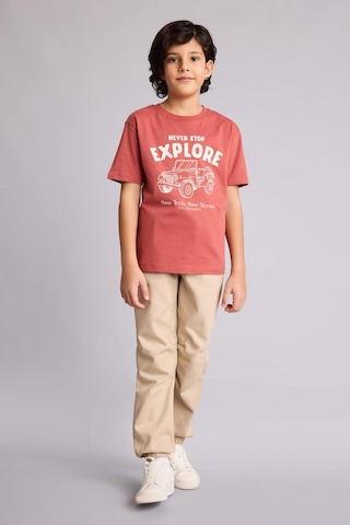 Defacto Jogger Fıt Jogger Paça Gabardin Pantolon Erkek Çocuk B6713a826smbg732 Bej-bg732
