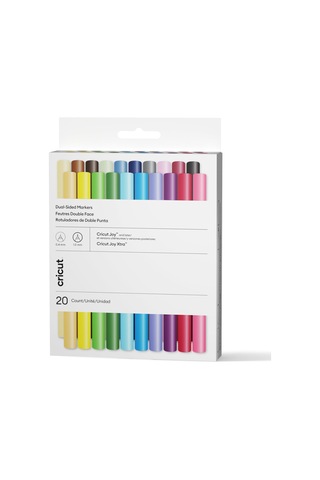 Cricut 2011825 Joy Çift Uçlu 0.4 Mm-1.0mm Marker Ultimate 20'li Diğer