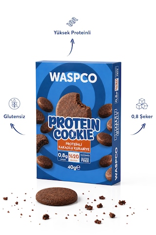 Proteinli Kakaolu Kurabiye 40g