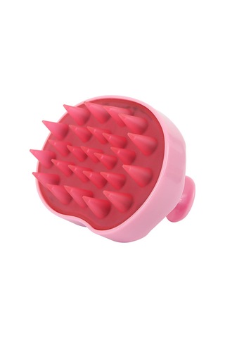 Geeroyoo Saç Bakımı İçin Rahat Tutma Kulplu Silikon Masaj Tarak, Stres Azaltıcı Ve Tüm Saç Tiplerine Uygun, Altın Renk