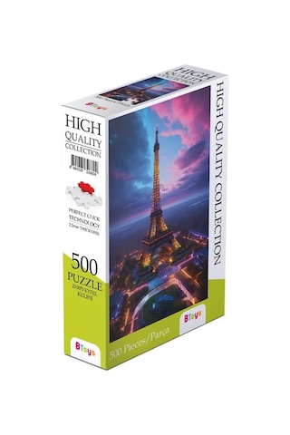 Btoys 500 Parça Puzzle Eyfel Kulesi 2100 9059