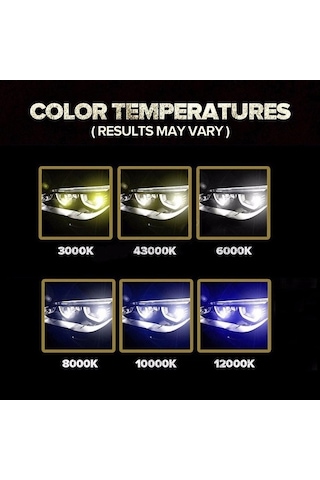 Novahub Araba Xenon Ampul Seti - 2 Adet 12000k D1s Süper Hıd Far Lambası - Yüksek Kalite Otomobil Far Lambaları