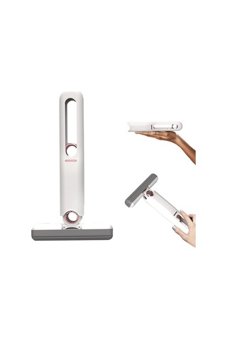 Geeksen El Tipi Mini Mop, Su Emici, Kolay Dehidrasyon, Biyoayırlanabilir Pamuk Başlı, Temizlik Aleti