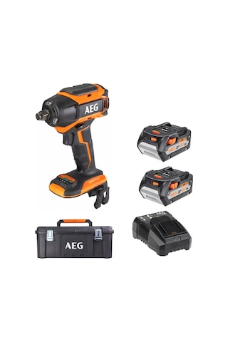 Aeg Bss18c12zb6-502 18v 5ah Çift Akülü Kömürsüz Somun Sıkma 300nm - 4937472012