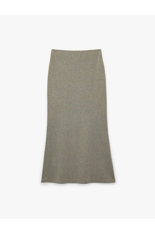 Koton Standart Bel Slim Fit Uzun Etek Deve Tüyü 6wak10041uk Taba