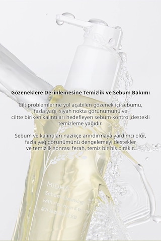 Midha Rice Bran & Tea Tree Sebum Dengeleyen Arındırıcı Makyaj Temizleme Yağı 150 ML