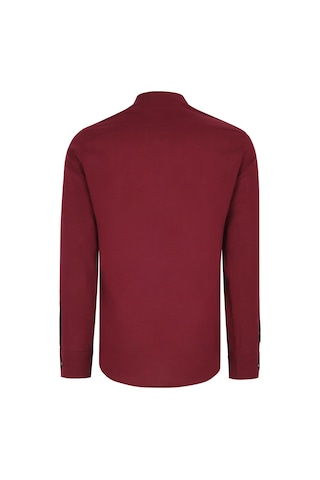 G783 Dewberry Hakim Yaka Erkek Gömlek-bordo Bordo