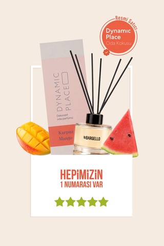 Dynamıc Place Karpuz Mango Dekoratif Ortam Kokusu Bambu Çubuklu 1