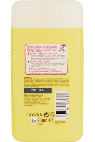Le Petit Marseillais Vanilya Sütü Banyo ve Duş Jeli 250 ML