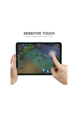 Apple İpad Pro 11 İnç 2025 M5 A3357-a3358 İle Uyumlu Temperli Kırılmaz Cam Ekran Koruyucu