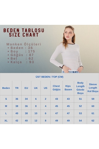 Sortie Collection Düğme Detay Ottoman Çizgili Bluz Beyaz