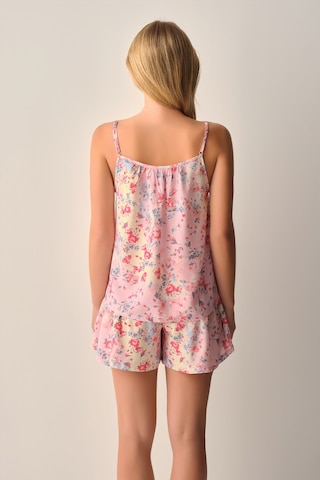 Suwen Daydream Atlet Şort Pijama Takımı Sh26532667334 Pembe