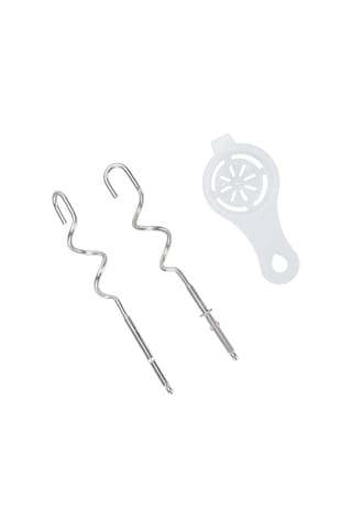 Shineyee Kenwood El Mikseri İçin Paslanmaz Çelik Hamur Kancaları Ve Yumurta Beyazı Ayırıcısı Seti - Hamur, Krem Ve Yumurta Karıştırma Aksesuarı Diğer