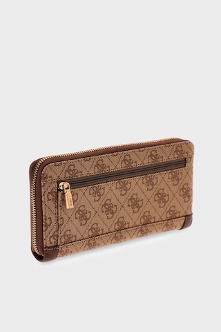 Guess Lindsey Logolu Fermuarlı Cüzdan Swsg9749146 Bayan Cüzdan Swsg97 49146 Ltl Kahve