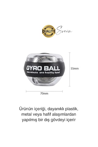 Otomatik Dönen Bilek Güçlendirici Kol Parmak Kas Geliştirici Kuvvet Egzersiz Topu Kavrama Jiroskop Çok Renkli
