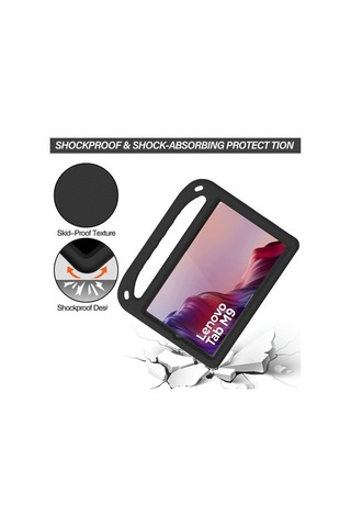 Didadodo Lenovo Tab M9 Kickstand Kılıfı, El Kavrama Eva Darbeye Dayanıklı Tablet Kılıfı Kılıf