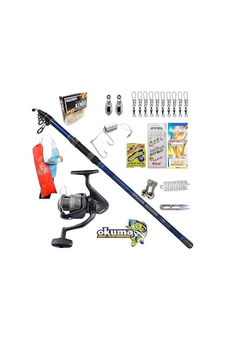 Revenger Rv-65 Kendo Blue Bass 420cm 100-250gr Profesyonel Surf Kıyı Olta Takımı Seti