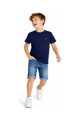 U.s.polo Assn Erkek Çocuk Bisiklet Yaka T-shirt Renkli
