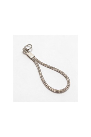 Kristal Taşlı Gümüş Aksesuar 19 Cm Gümüş Gümüş