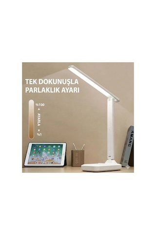 Katlanabilir Dokunmatik Kontrollü Göz Dostu Akıllı Led Masa Lambası Enerji Tasarruflu Belirtilmemis