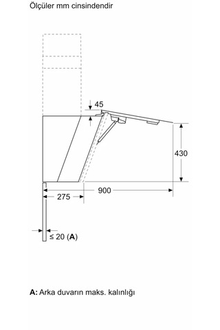 Siemens iQ700 LC91KLT60 90 CM Duvar Tipi Davlumbaz