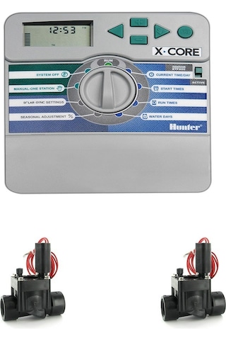Hunter Xcore Kontrol Ünitesi + Selenoid Vana Seti 2 İstasyon