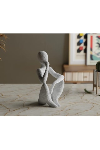 Nobody - The Thinker Düşünen Adam Biblo, Soyut Tasarım Modern Heykel, Ofis Ve Yönetici Masası Aksesuarları, Minim Diğer