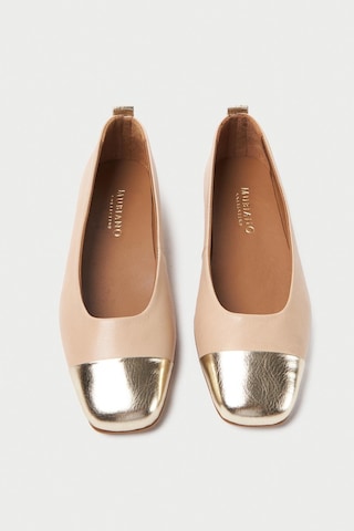 Mubiano Hakiki Deri Collection Kadın Babet Nude - Mcsr1010 - N Ten