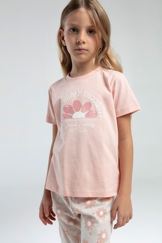 Xo Kids Kız Çocuk Pijama Takım 2-7 Yaş 3608-2 Somon