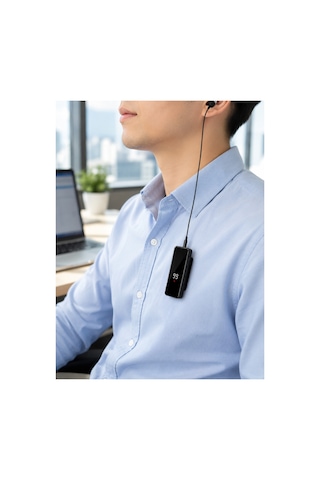 Tek Najma Klipsli Tek Kulaklıklı Kablosuz Bluetooth Kulaklık Dijital Ekranlı Taşınabilir Model Yeni Diğer