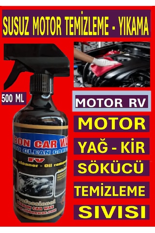 Motor Rv Susuz Motor Temizleme Temizleyici Sıvısı 500 Ml Uyumlu